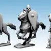 Photo of Norman Knights in Chainmail with Spears I (DAN100)