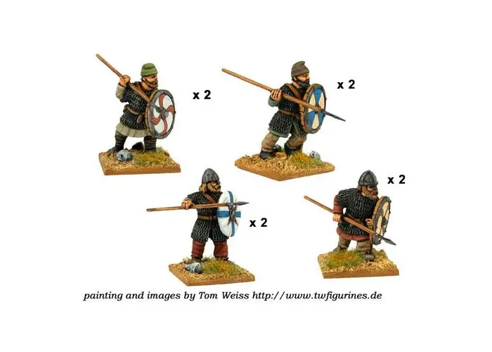 Saxon Thegns with Spears