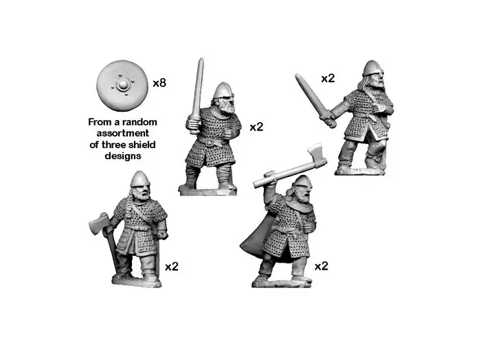 Hirdmen with Swords/Axes