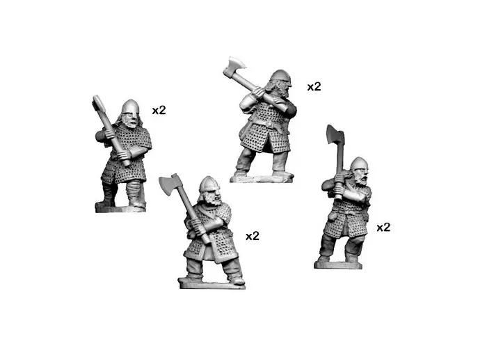 Hirdmen with 2 handed axes