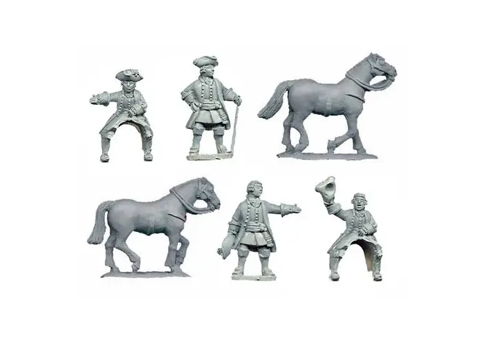 Austrian Generals (2 foot, 2 mounted)
