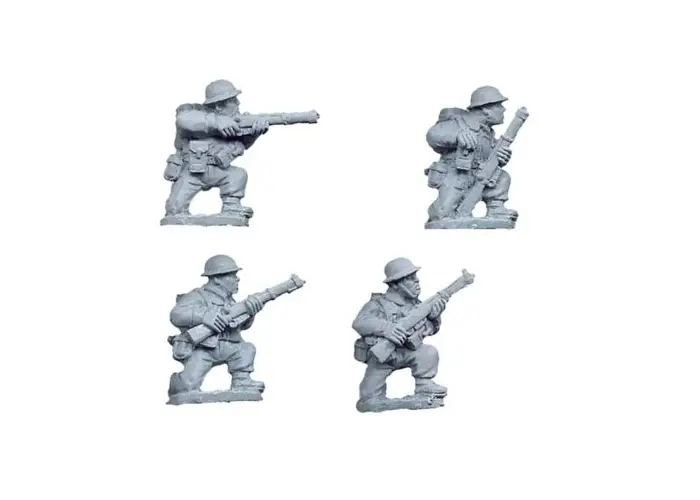 British Riflemen kneeling 