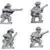 Photo of Late British Riflemen kneeling  (WWB106)