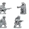 Photo of Late British Command & Bren Teams kneeling (WWB107)