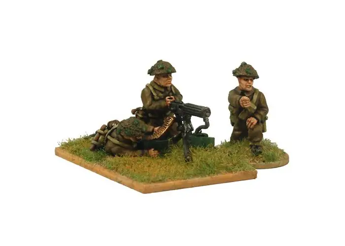 Late British Vickers MG and crew (1 MG, 3 crew)