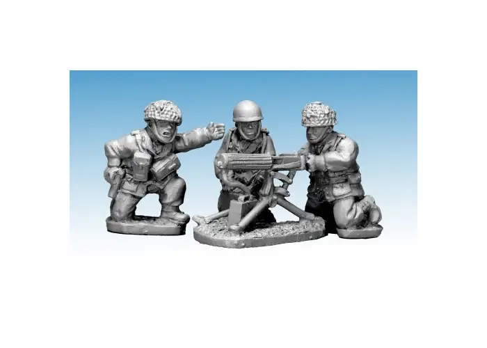 British paratrooper Vickers MMG & 3 crew