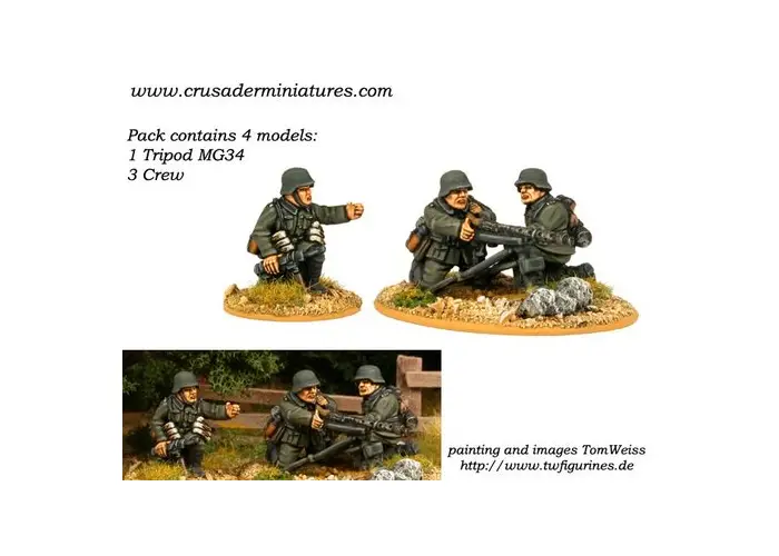 German HMG (1 Tripod MG34, 3 crew)