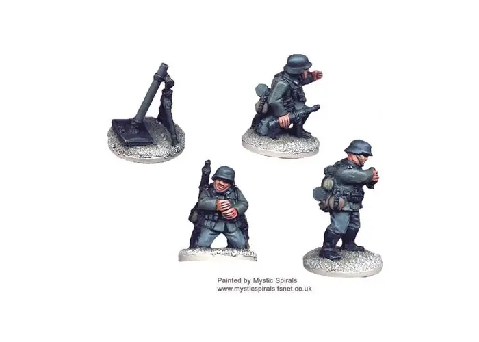 German 80mm Mortar (1 Mortar, 3 crew)