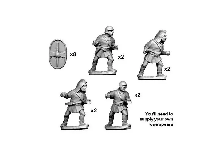 Spanish Scutari with spear - standing