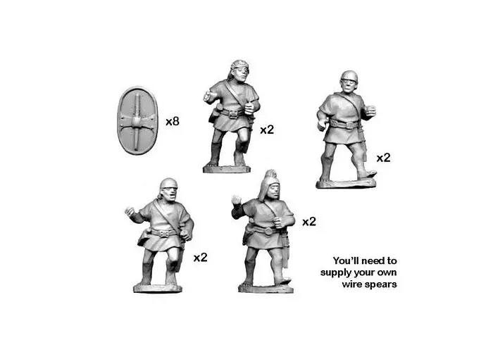 Spanish Scutari with spear - charging