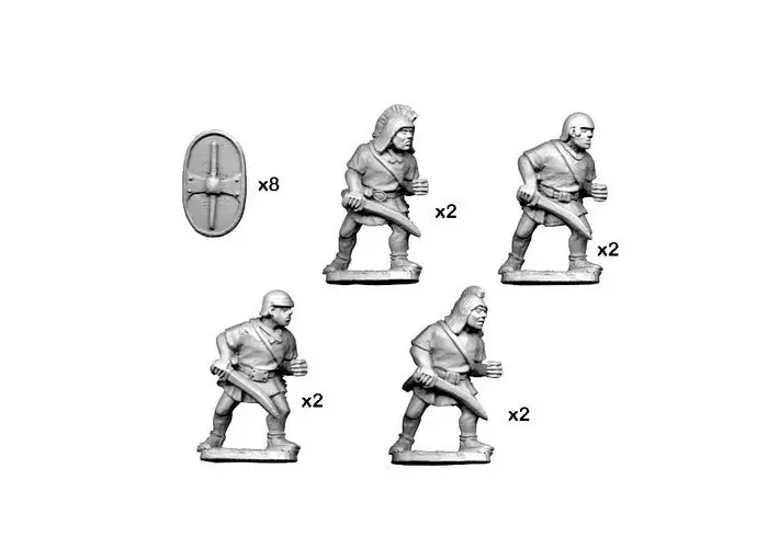 Spanish Scutari with sword - standing