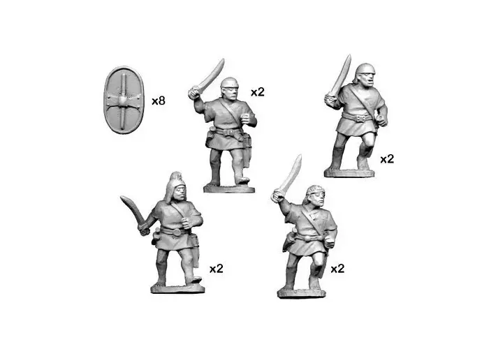 Spanish Scutari with sword - Charging