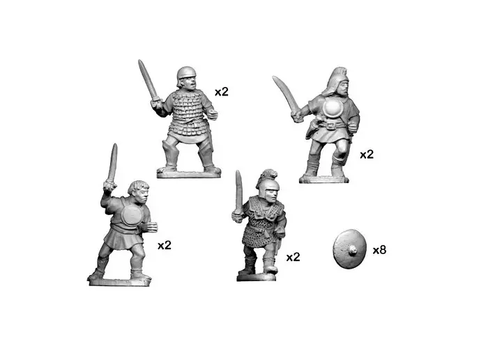 Lusitanian warriors with swords