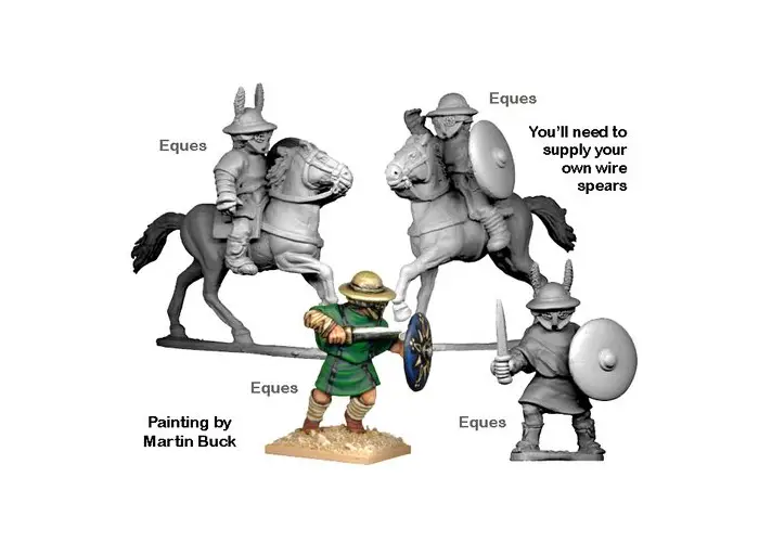 Equites (2 foot, 2 mounted)