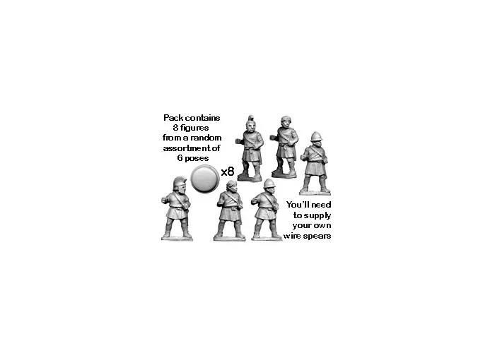Unarmoured Greek Hoplites