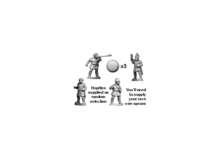 Unarmoured Greek Hoplite Command