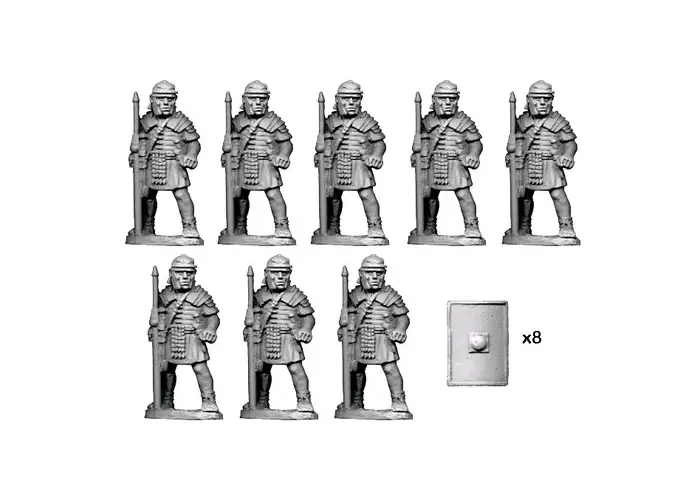 Early Imperial Roman Legionaries with Pilum