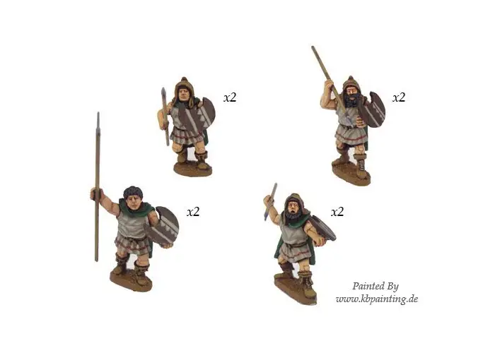 Thracian Tribesmen with Spears