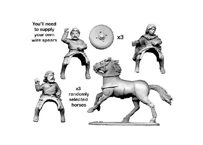 Mounted Scots Warriors
