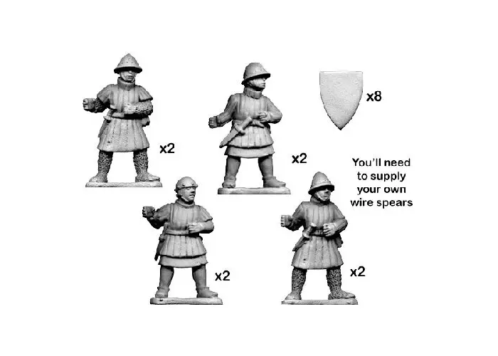 Men-at-Arms with spear & shield