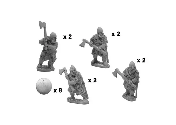 Varangian Axemen in full Armour
