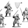 Photo of Dismounted knights with swords (MCF002)