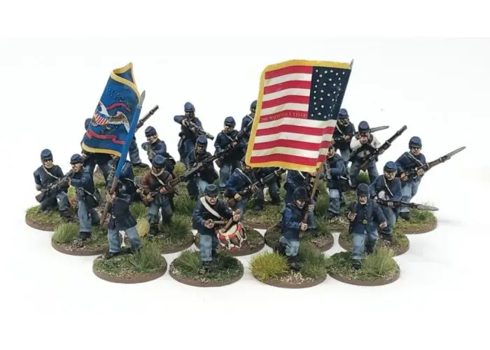 Union Regiment (24 figures plus flags).