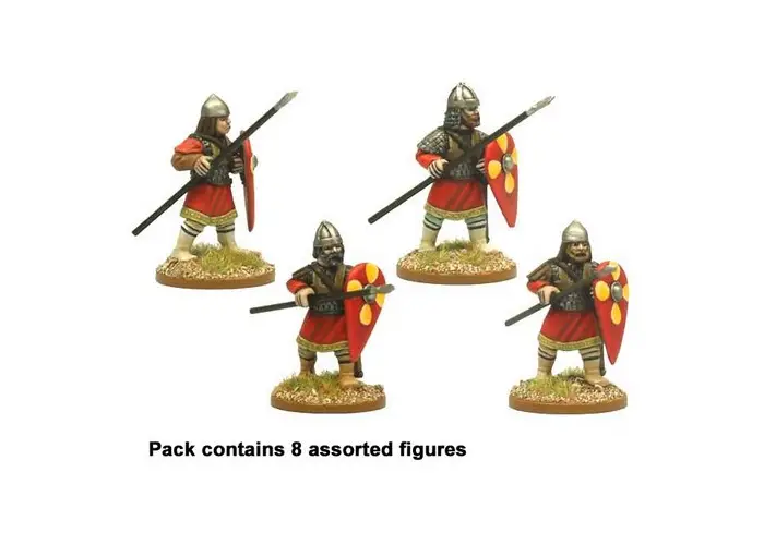 Byzantine Skutatoi advancing - Lammelar Armour