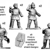 Photo of Ancient Celt Warriors carrying Spears. (ACE003)