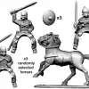 Photo of Mounted Armoured Nobles with Swords (ACE022)