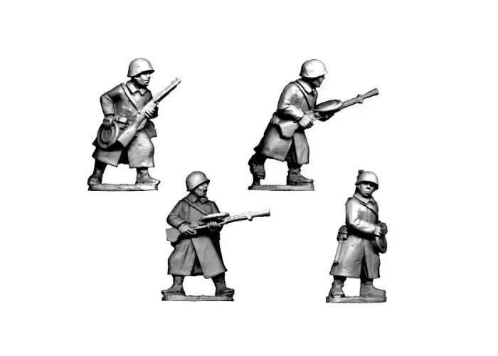 Russian LMG Teams in Greatcoats
