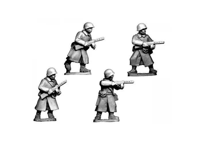 Russian SMG Infantry in Greatcoats
