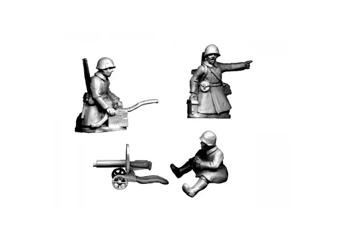 Russian HMG (Crew in Greatcoats)