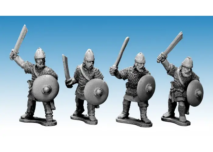 Saxon Noble Warriors with Swords