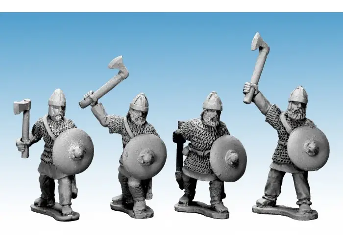 Saxon Noble Warriors with Axes.
